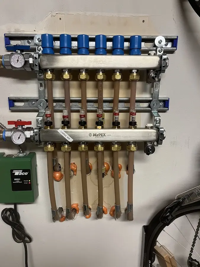 Plumber performing Leak Detection at a residential property in Royse City